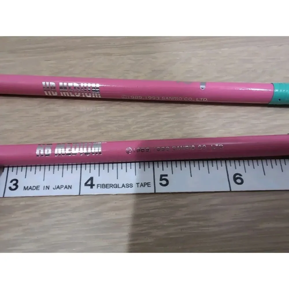 2 Vintage Sanrio 1993 New Pochacco Pink Pencil Hello Kitty HB Medium‎ Lot